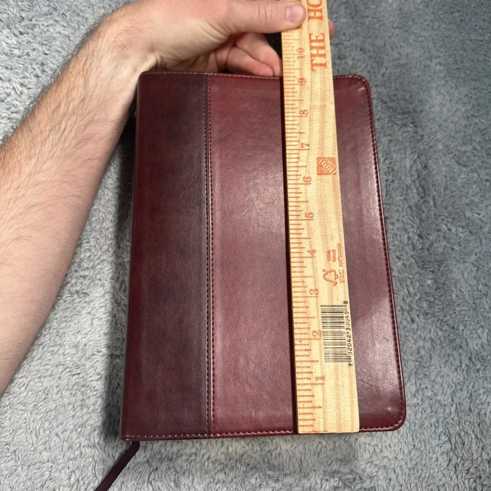 ESV Gospel Transformation Study Bible Red Leather Crossway 2018 Book Very Good